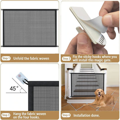 4 Piece Dog Safety Fence