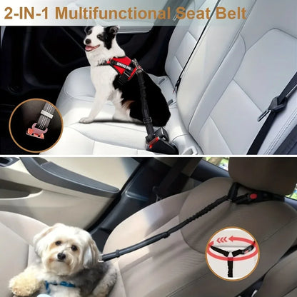 2 Piece Adjustable Doggy Seatbelt